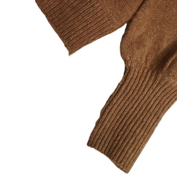 Nordstrom Brand By Design Floral Rhinestone Pearl Knit Pullover Sweater Small - Picture 4 of 4